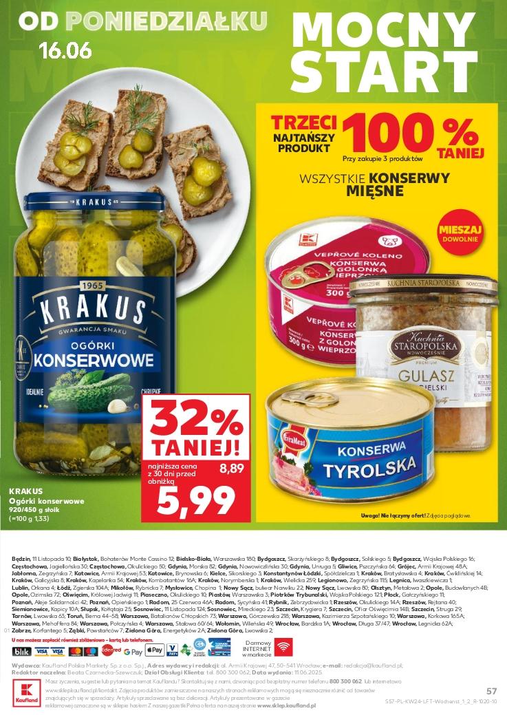 Gazetka promocyjna Kaufland do 17/06/2025 str.57