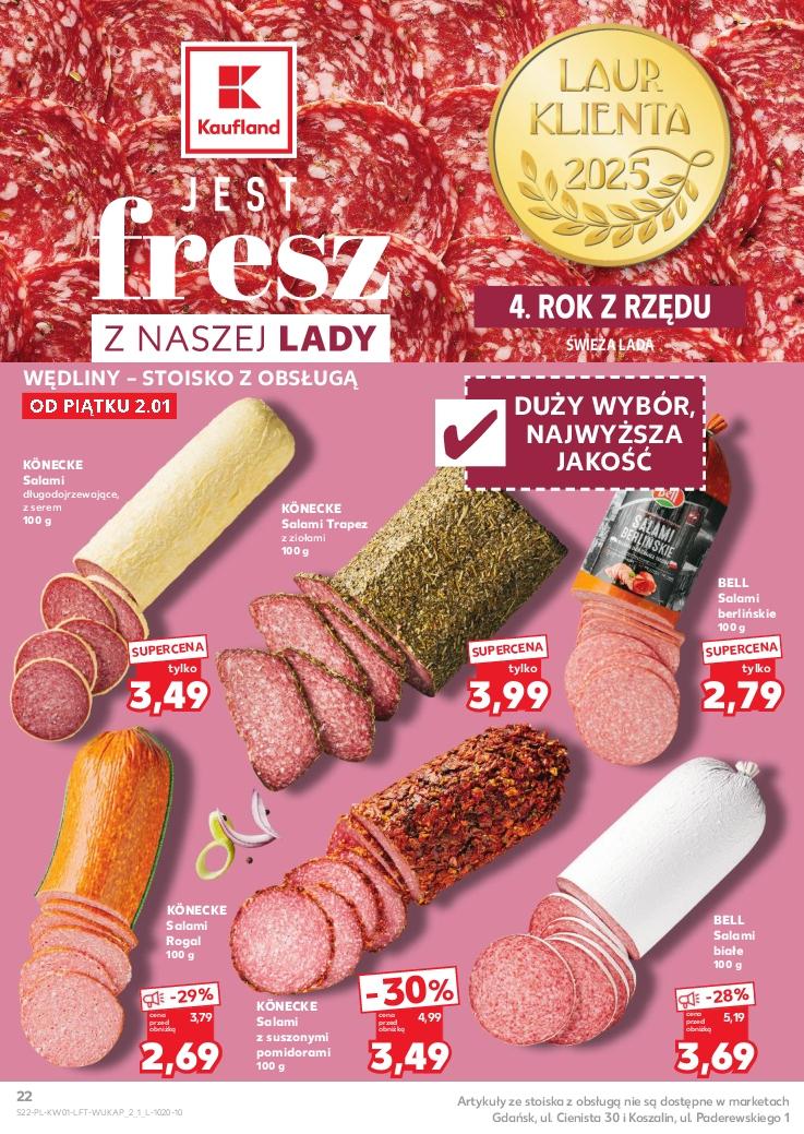 Gazetka promocyjna Kaufland do 07/01/2026 str.22