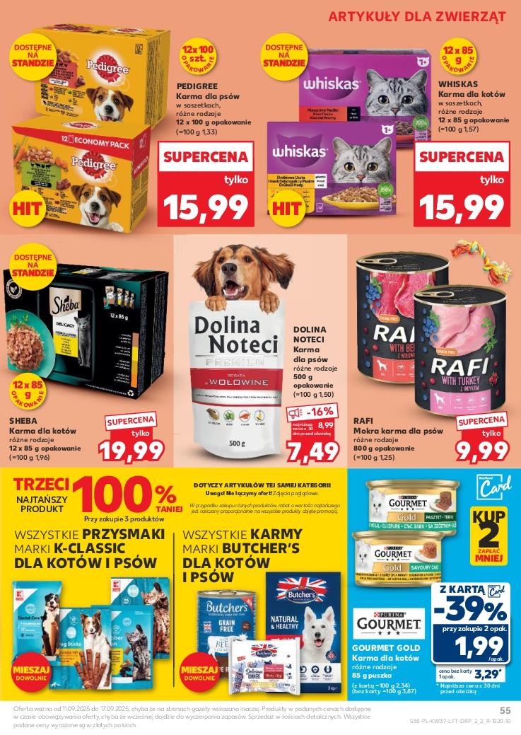 Gazetka promocyjna Kaufland do 17/09/2025 str.55