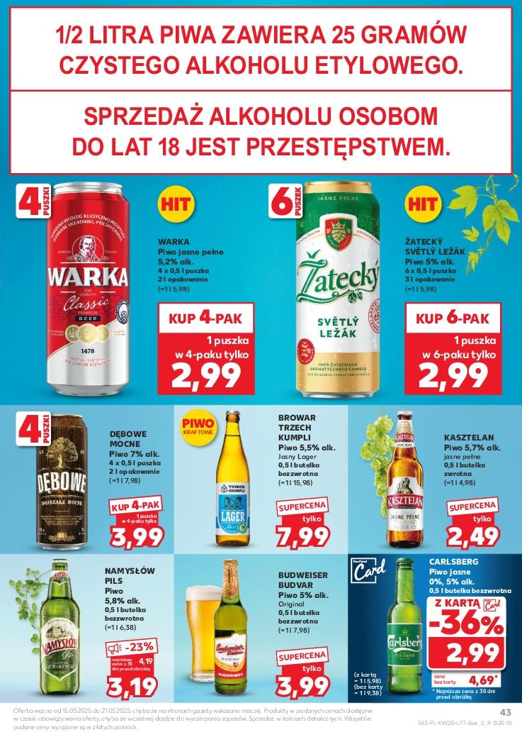 Gazetka promocyjna Kaufland do 21/05/2025 str.43