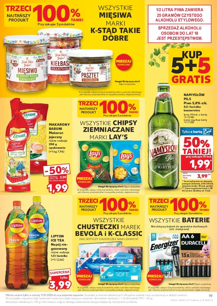 Gazetka promocyjna Kaufland do 15/10/2025 str.19
