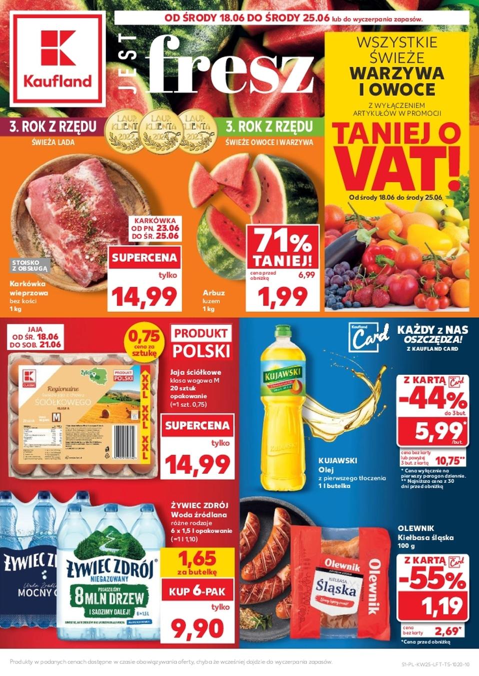 Gazetka promocyjna Kaufland do 25/06/2025 str.1