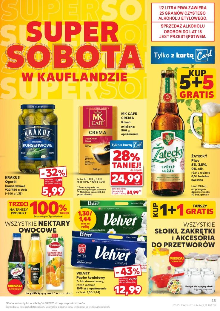 Gazetka promocyjna Kaufland do 20/08/2025 str.15