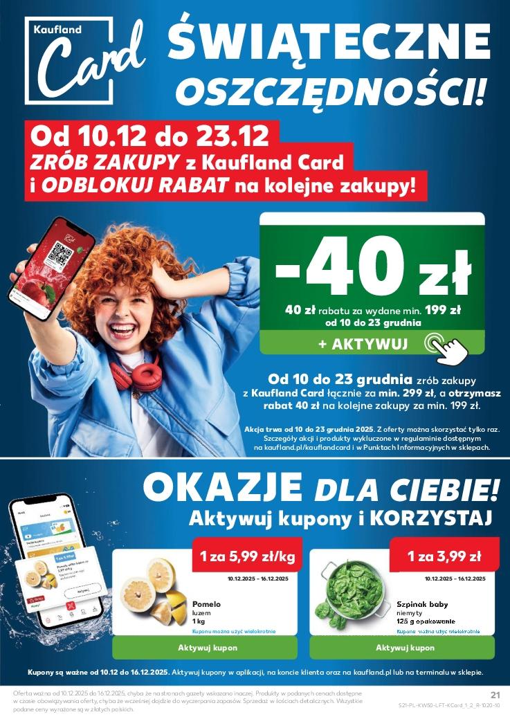 Gazetka promocyjna Kaufland do 16/12/2025 str.21