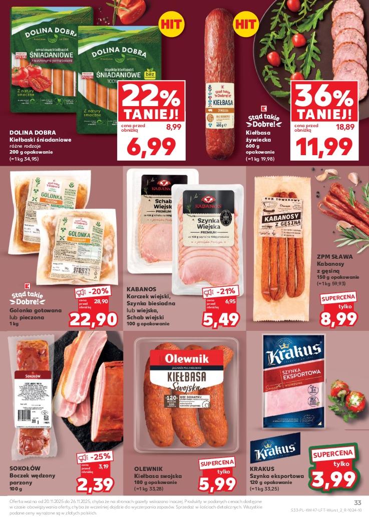 Gazetka promocyjna Kaufland do 26/11/2025 str.33