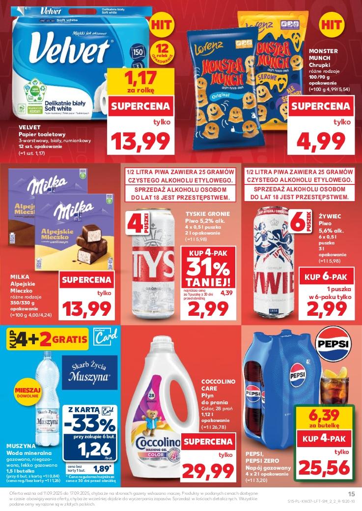 Gazetka promocyjna Kaufland do 17/09/2025 str.15