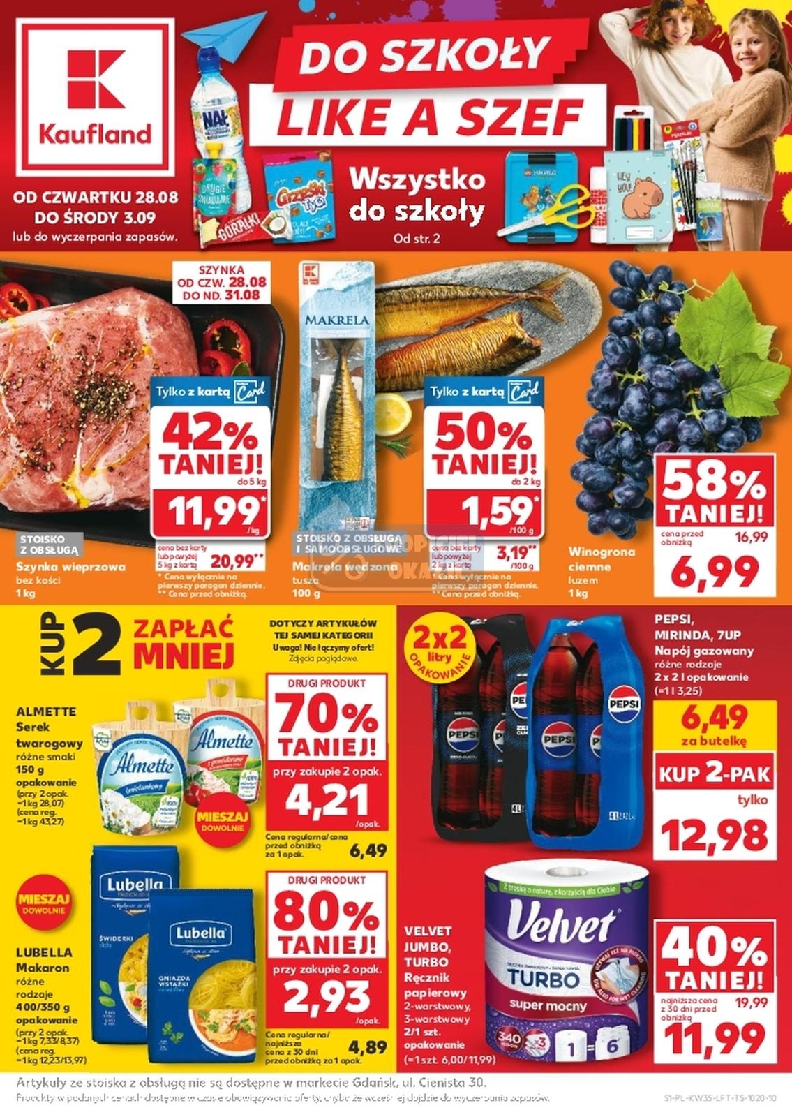 Gazetka promocyjna Kaufland do 03/09/2025 str.1