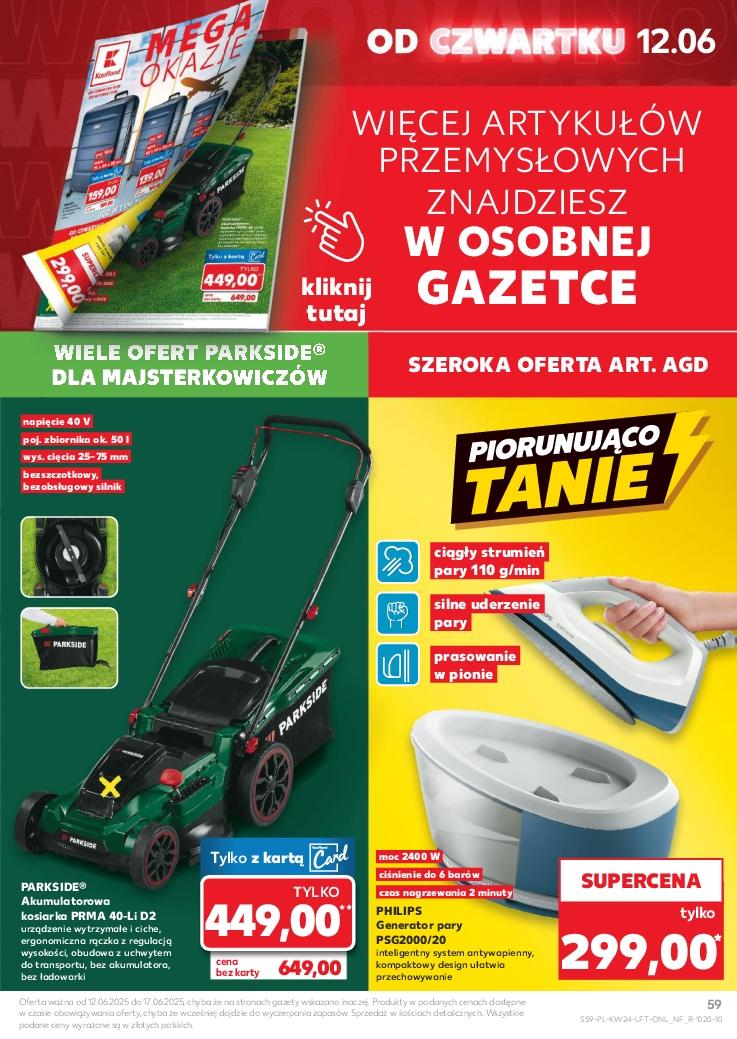 Gazetka promocyjna Kaufland do 17/06/2025 str.59