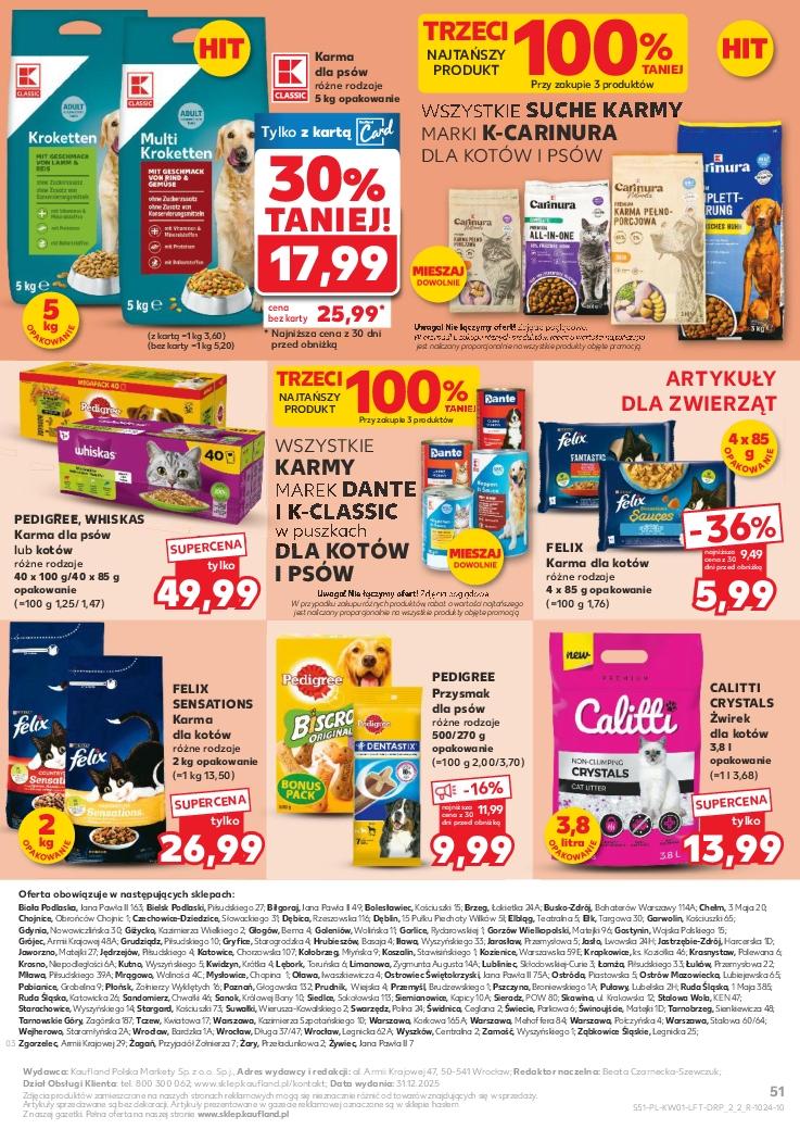 Gazetka promocyjna Kaufland do 07/01/2026 str.51