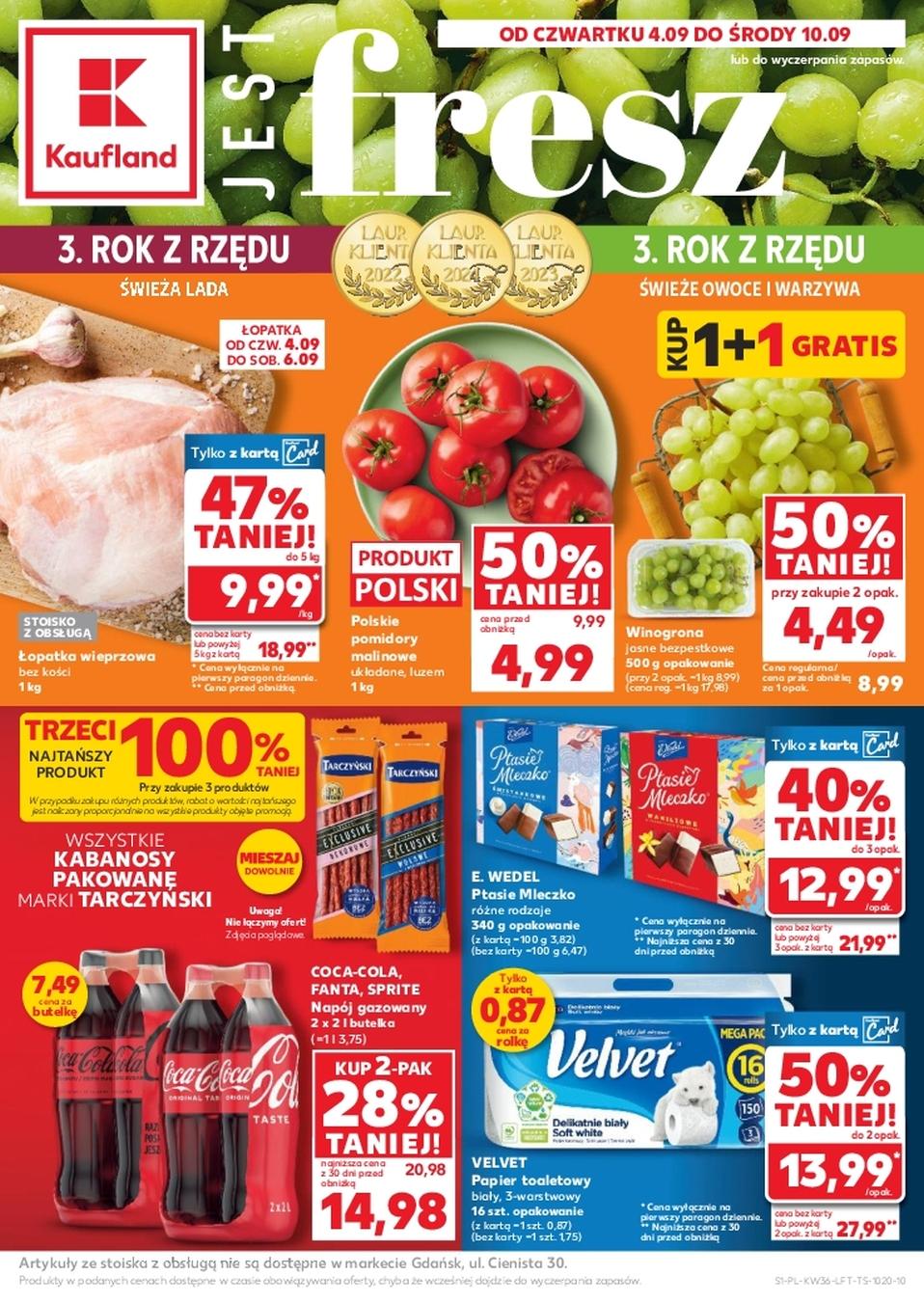 Gazetka promocyjna Kaufland do 10/09/2025 str.1
