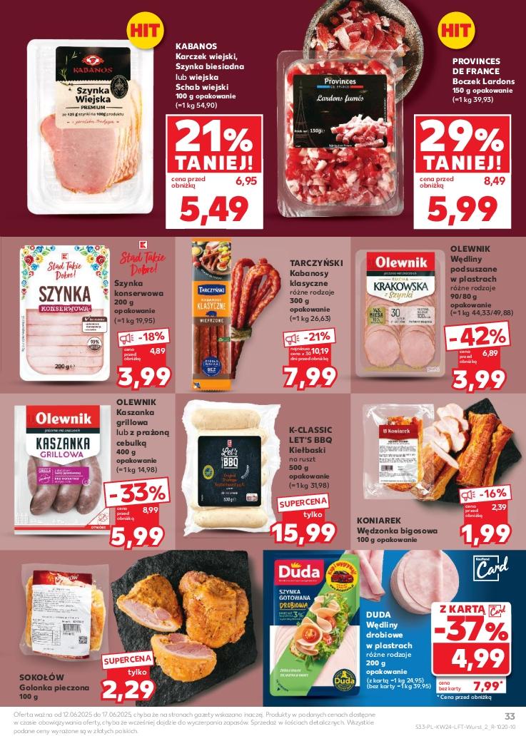 Gazetka promocyjna Kaufland do 17/06/2025 str.33