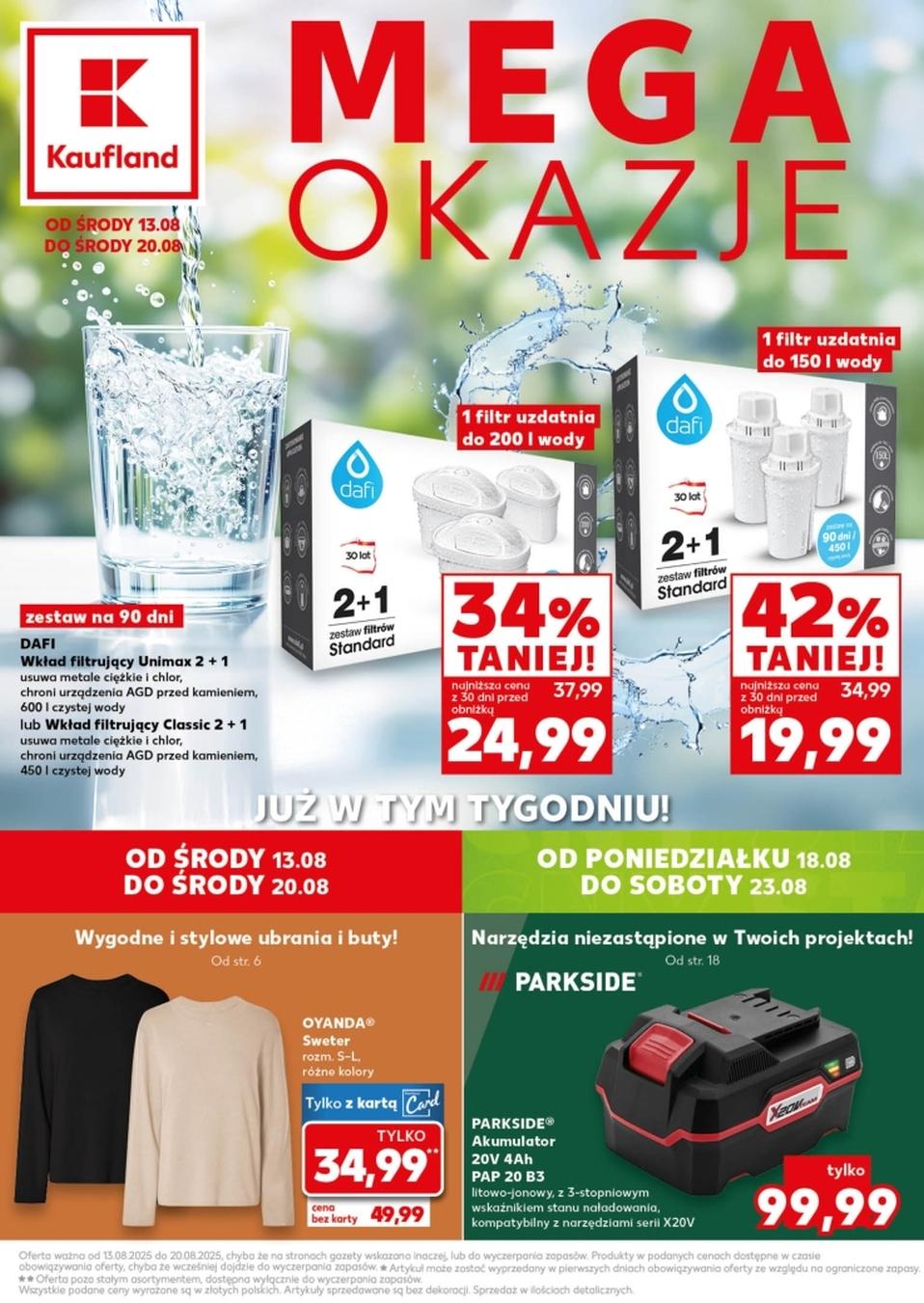 Gazetka promocyjna Kaufland do 20/08/2025 str.1