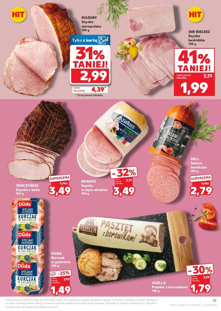 Gazetka promocyjna Kaufland do 04/02/2026 str.19