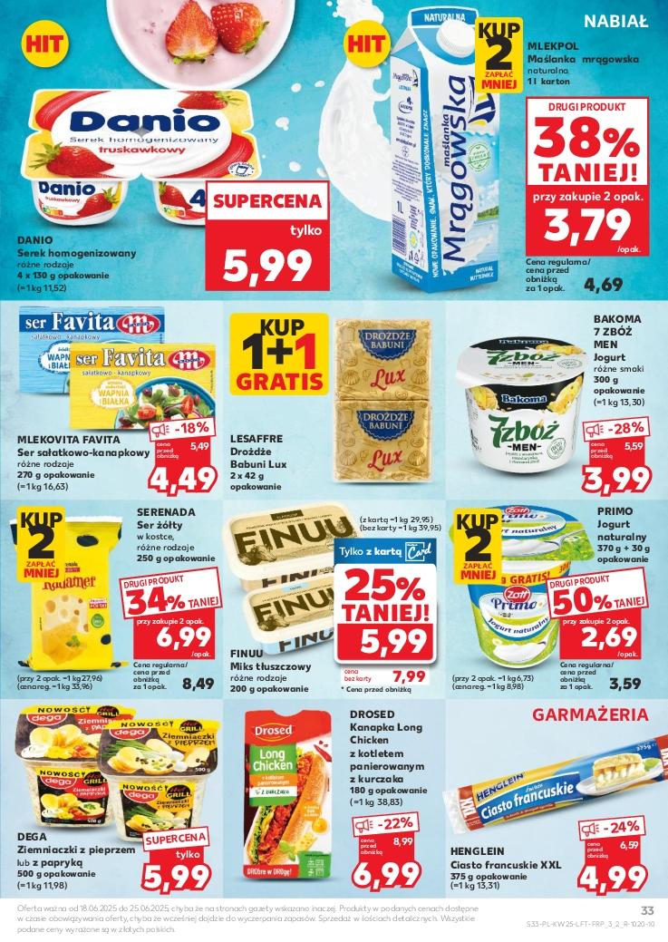 Gazetka promocyjna Kaufland do 25/06/2025 str.33