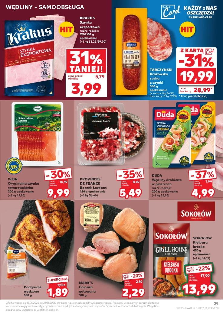 Gazetka promocyjna Kaufland do 21/05/2025 str.29