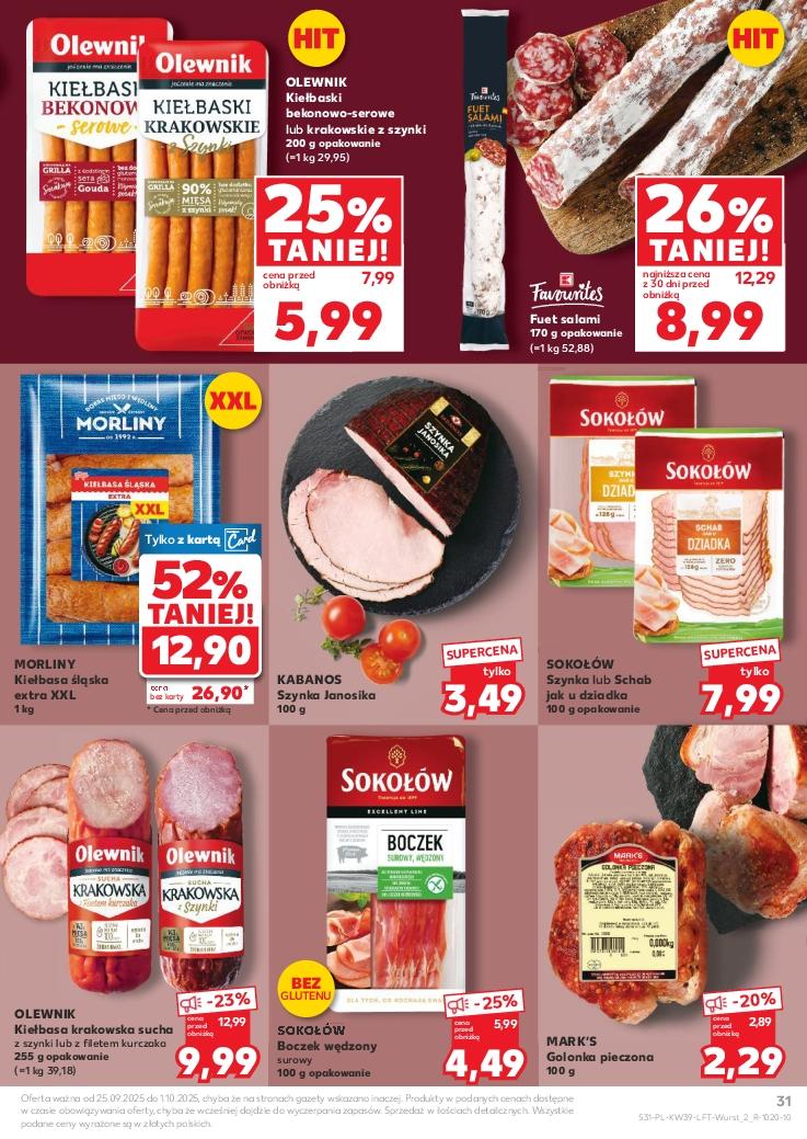 Gazetka promocyjna Kaufland do 01/10/2025 str.31