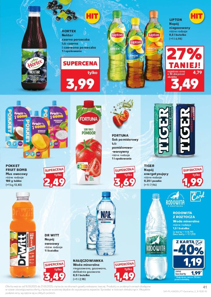 Gazetka promocyjna Kaufland do 21/05/2025 str.41