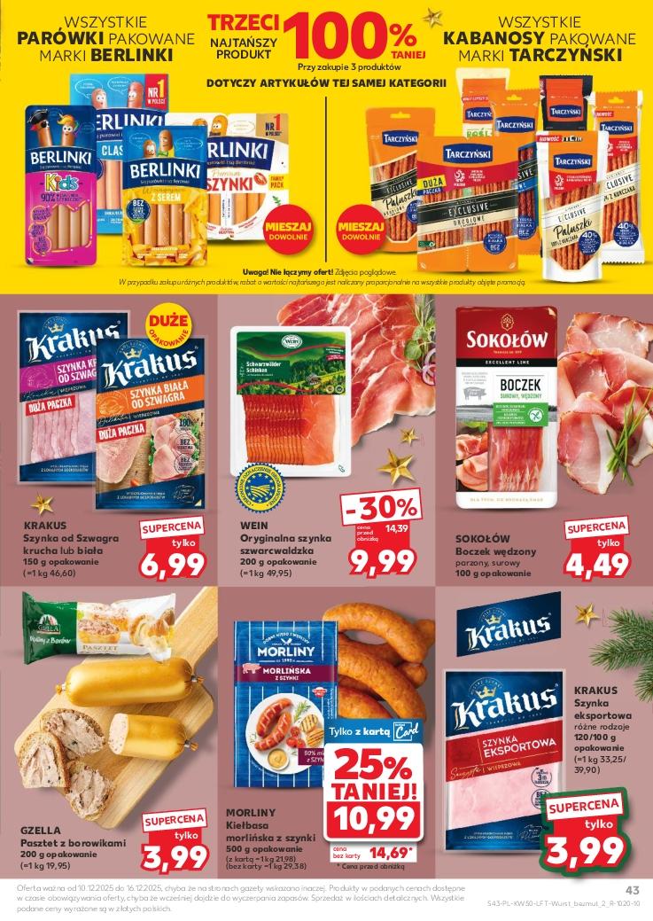 Gazetka promocyjna Kaufland do 16/12/2025 str.43