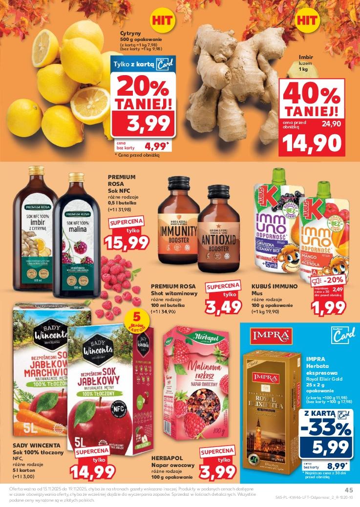 Gazetka promocyjna Kaufland do 19/11/2025 str.45