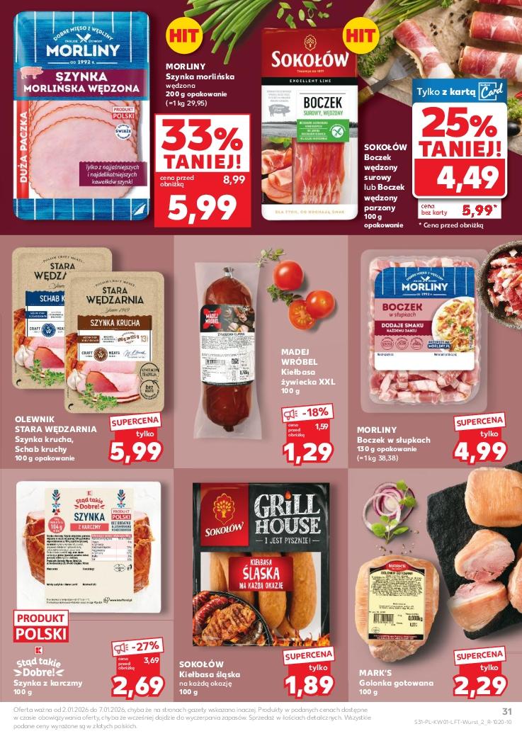 Gazetka promocyjna Kaufland do 07/01/2026 str.31