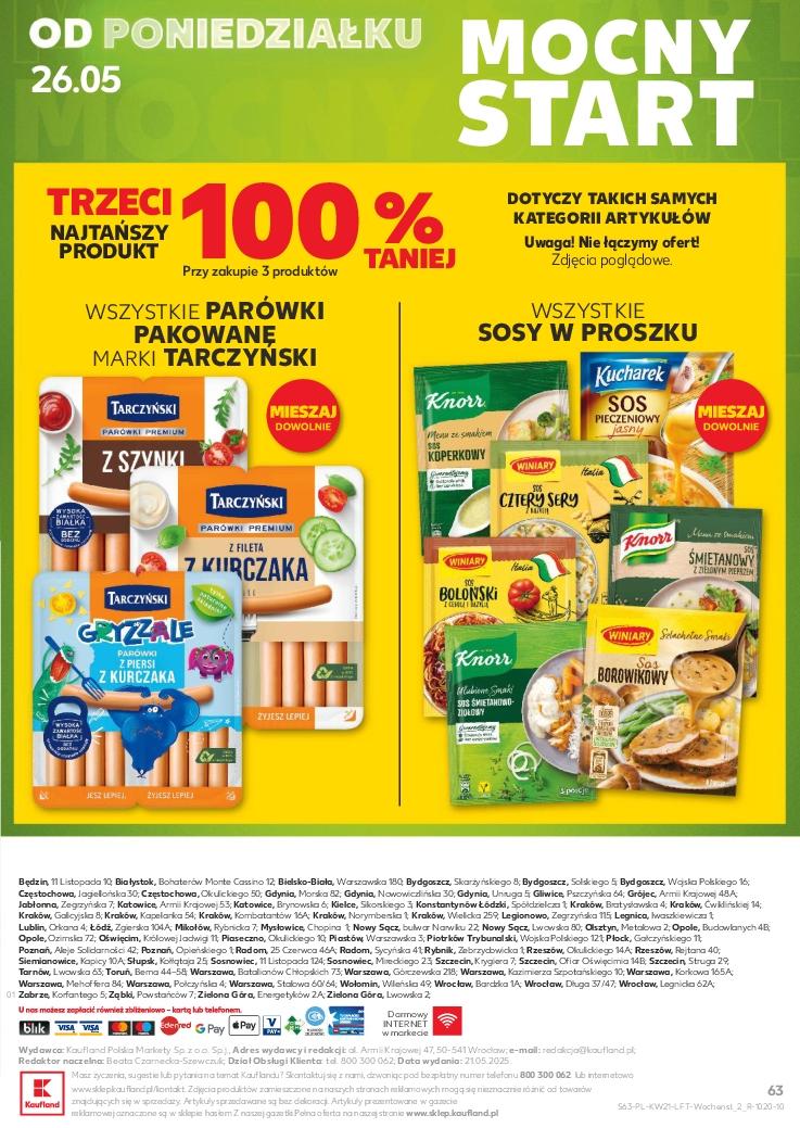 Gazetka promocyjna Kaufland do 28/05/2025 str.63