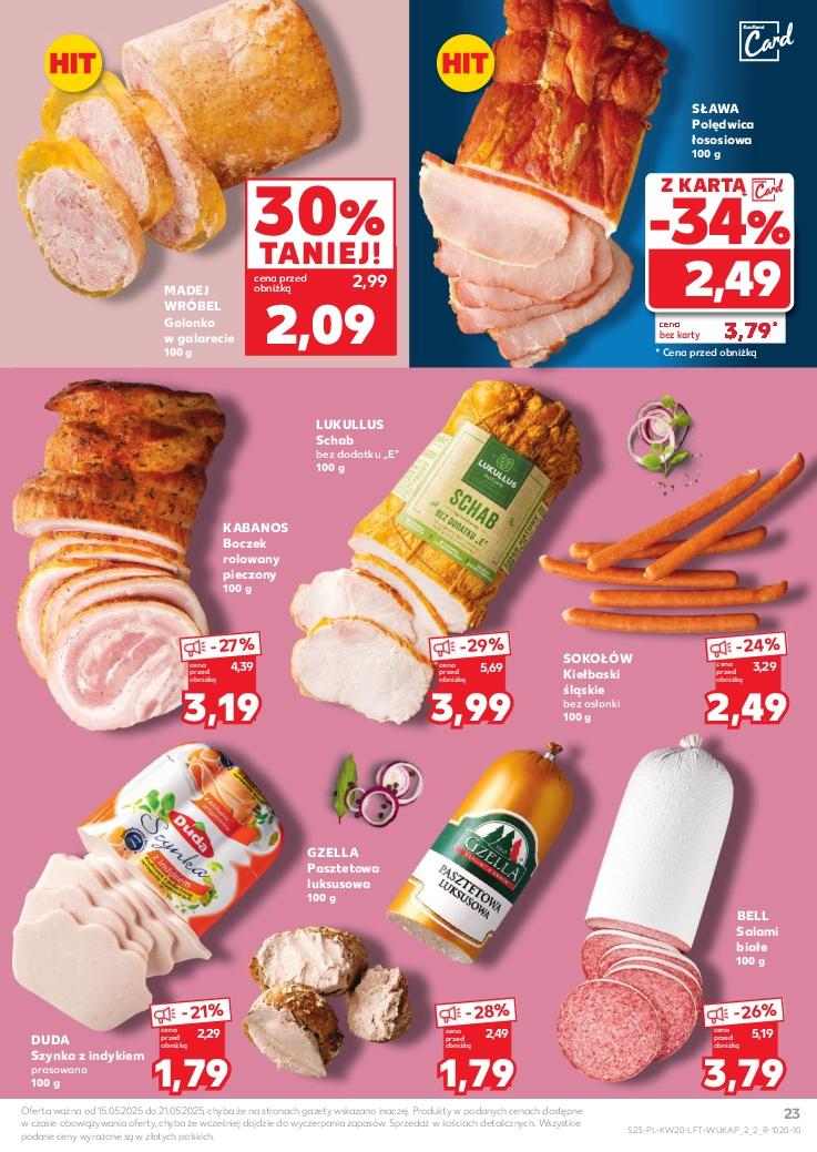 Gazetka promocyjna Kaufland do 21/05/2025 str.23