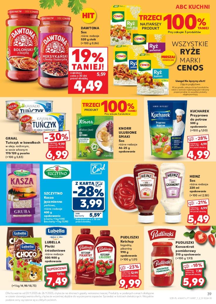 Gazetka promocyjna Kaufland do 26/11/2025 str.39