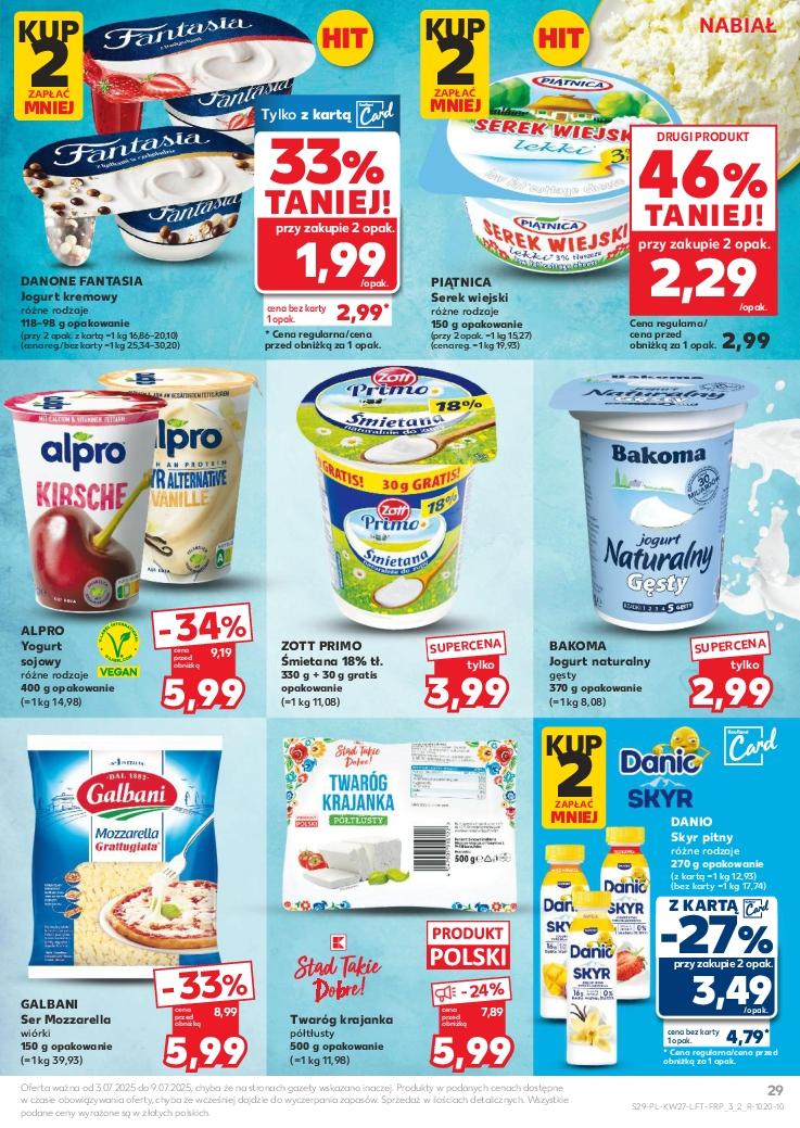 Gazetka promocyjna Kaufland do 09/07/2025 str.29