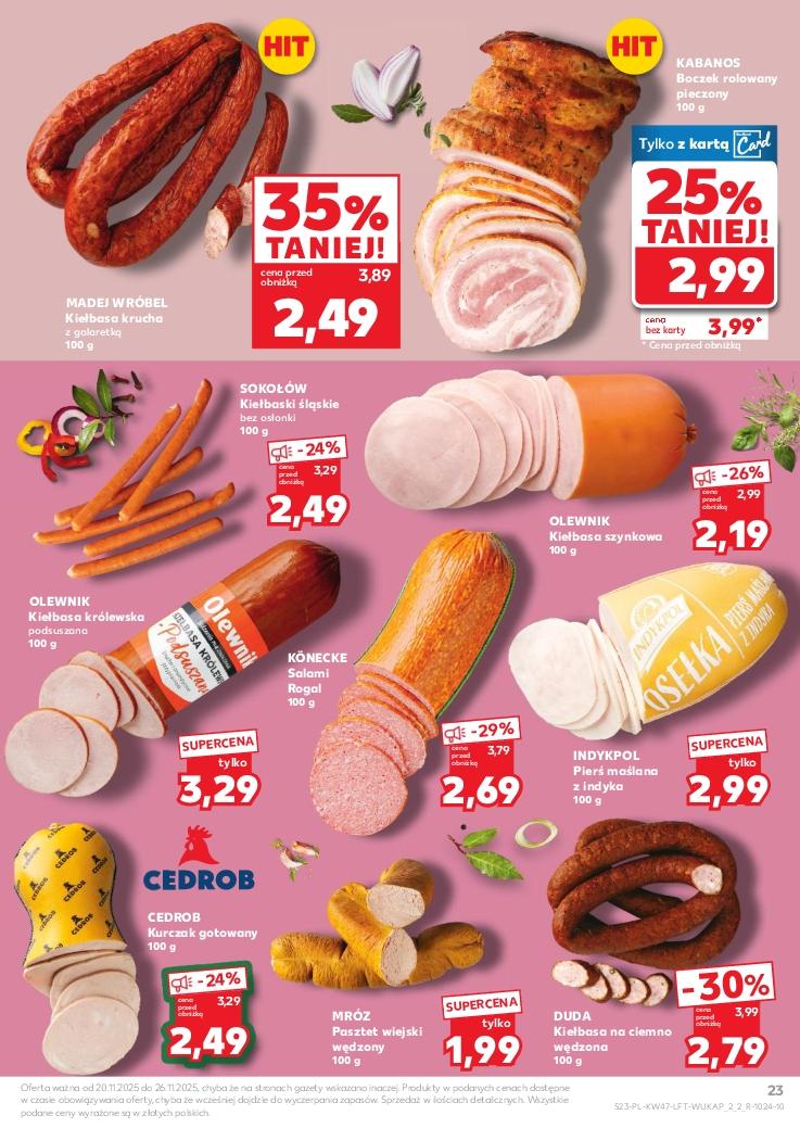 Gazetka promocyjna Kaufland do 26/11/2025 str.23