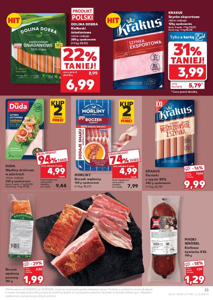 Gazetka promocyjna Kaufland do 20/08/2025 str.33