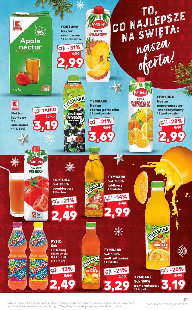 Gazetka promocyjna Kaufland do 20/12/2020 str.31