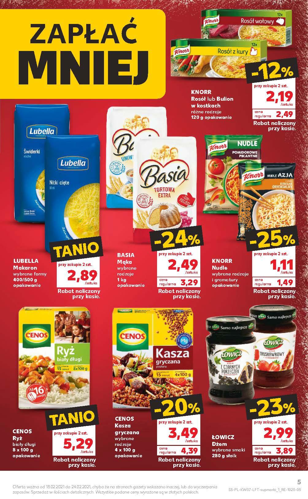 Gazetka promocyjna Kaufland do 24/02/2021 str.5