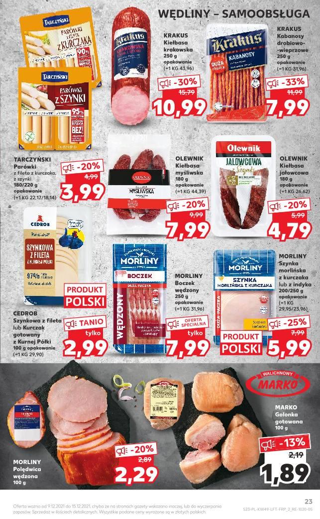 Gazetka promocyjna Kaufland do 15/12/2021 str.23