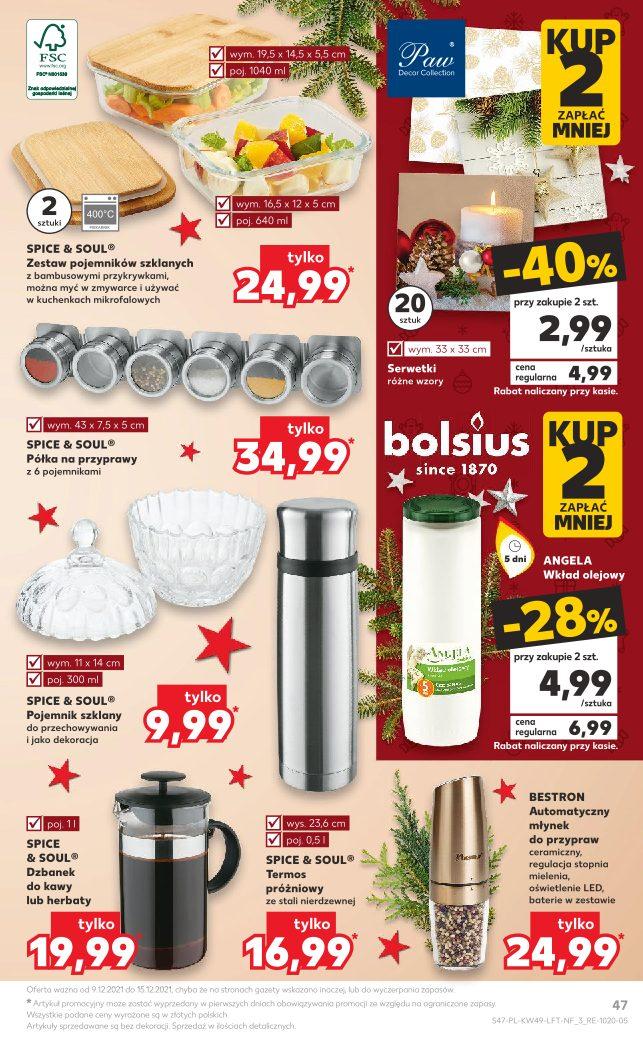 Gazetka promocyjna Kaufland do 15/12/2021 str.47