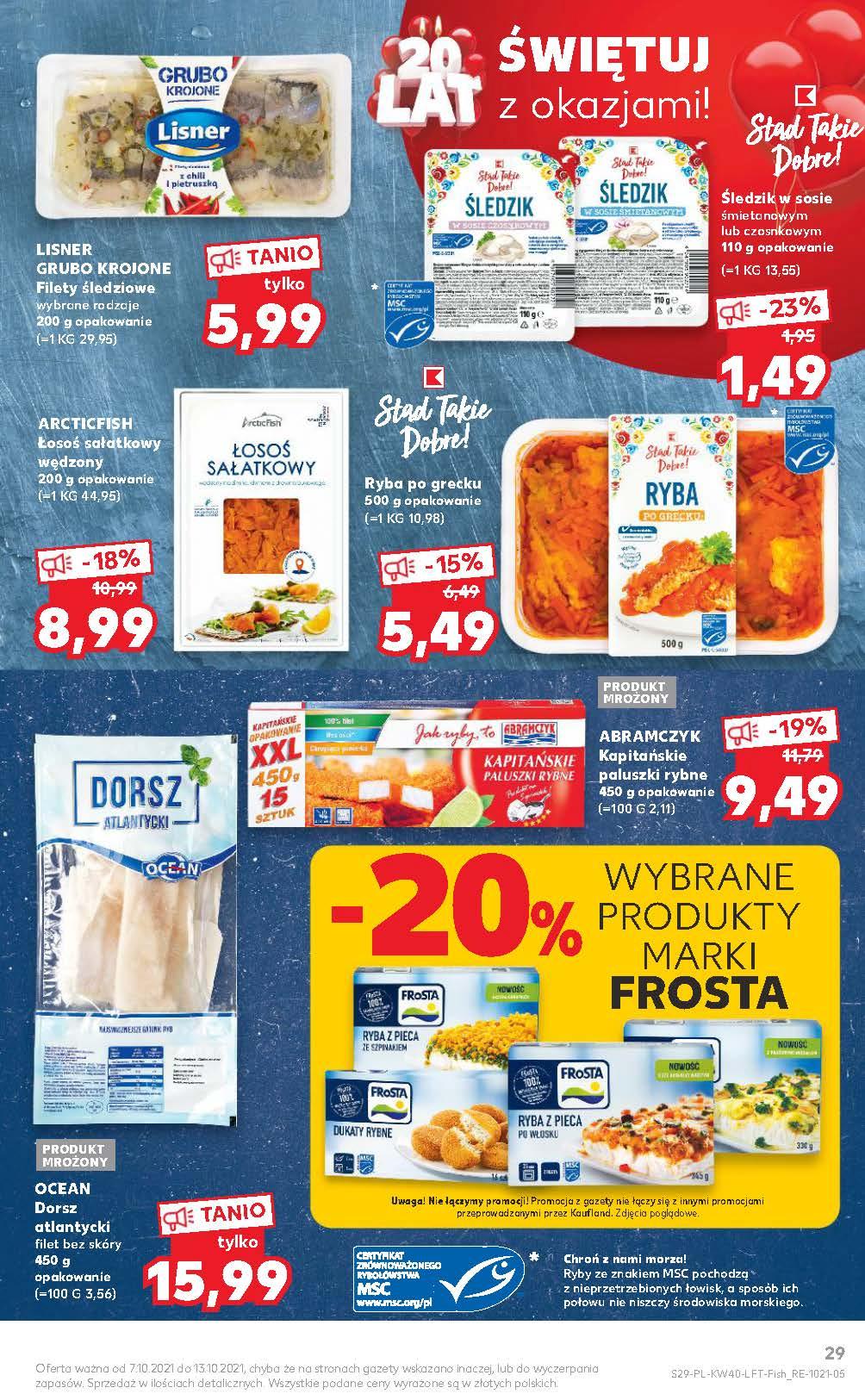 Gazetka promocyjna Kaufland do 13/10/2021 str.29