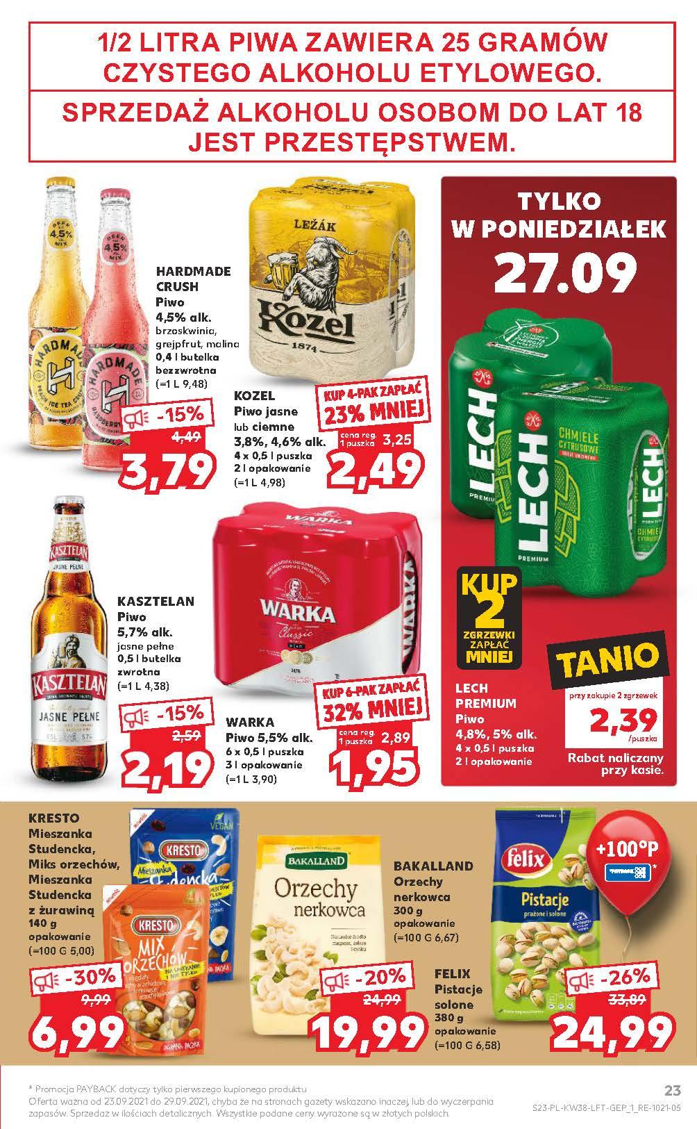 Gazetka promocyjna Kaufland do 29/09/2021 str.23