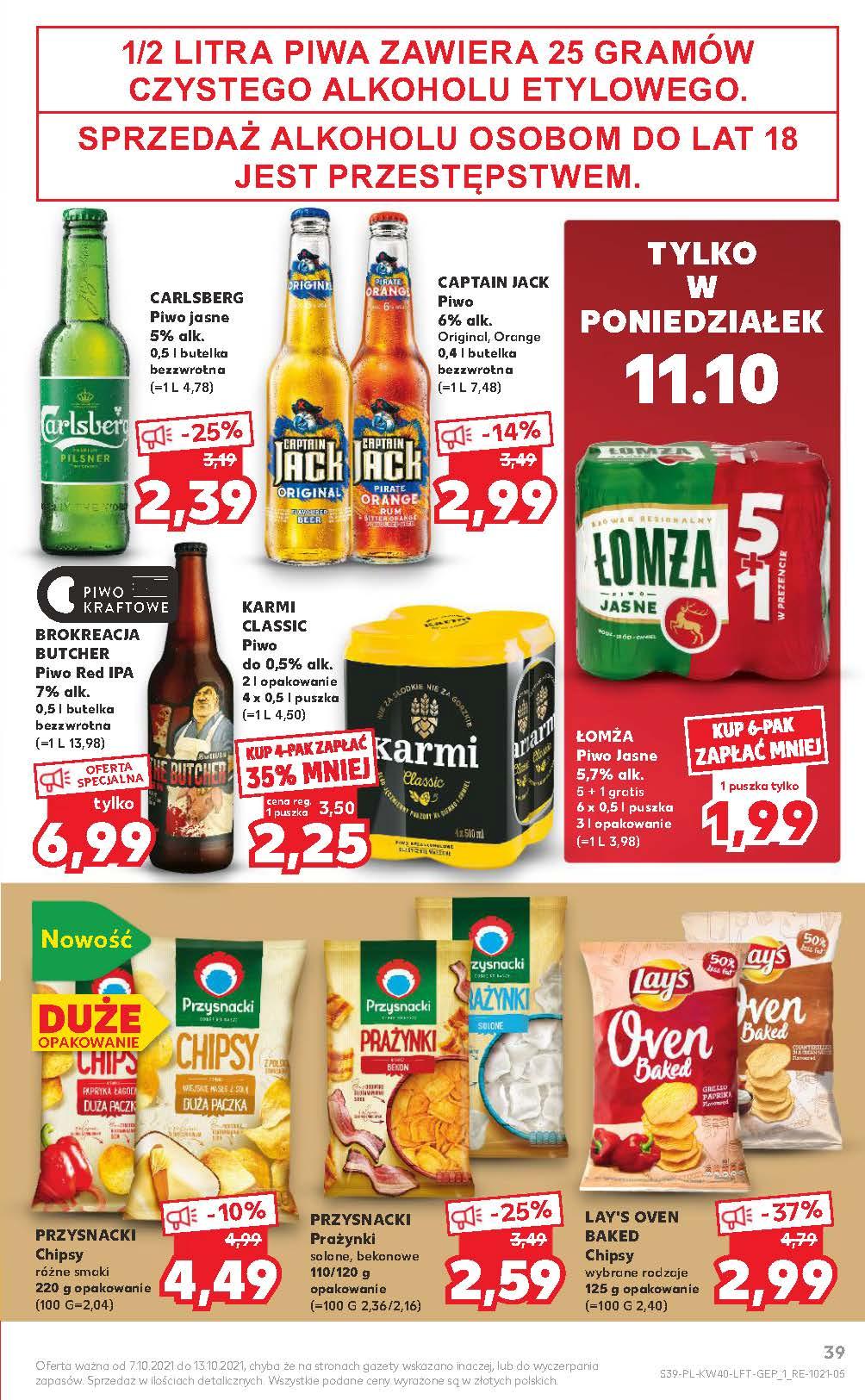 Gazetka promocyjna Kaufland do 13/10/2021 str.39