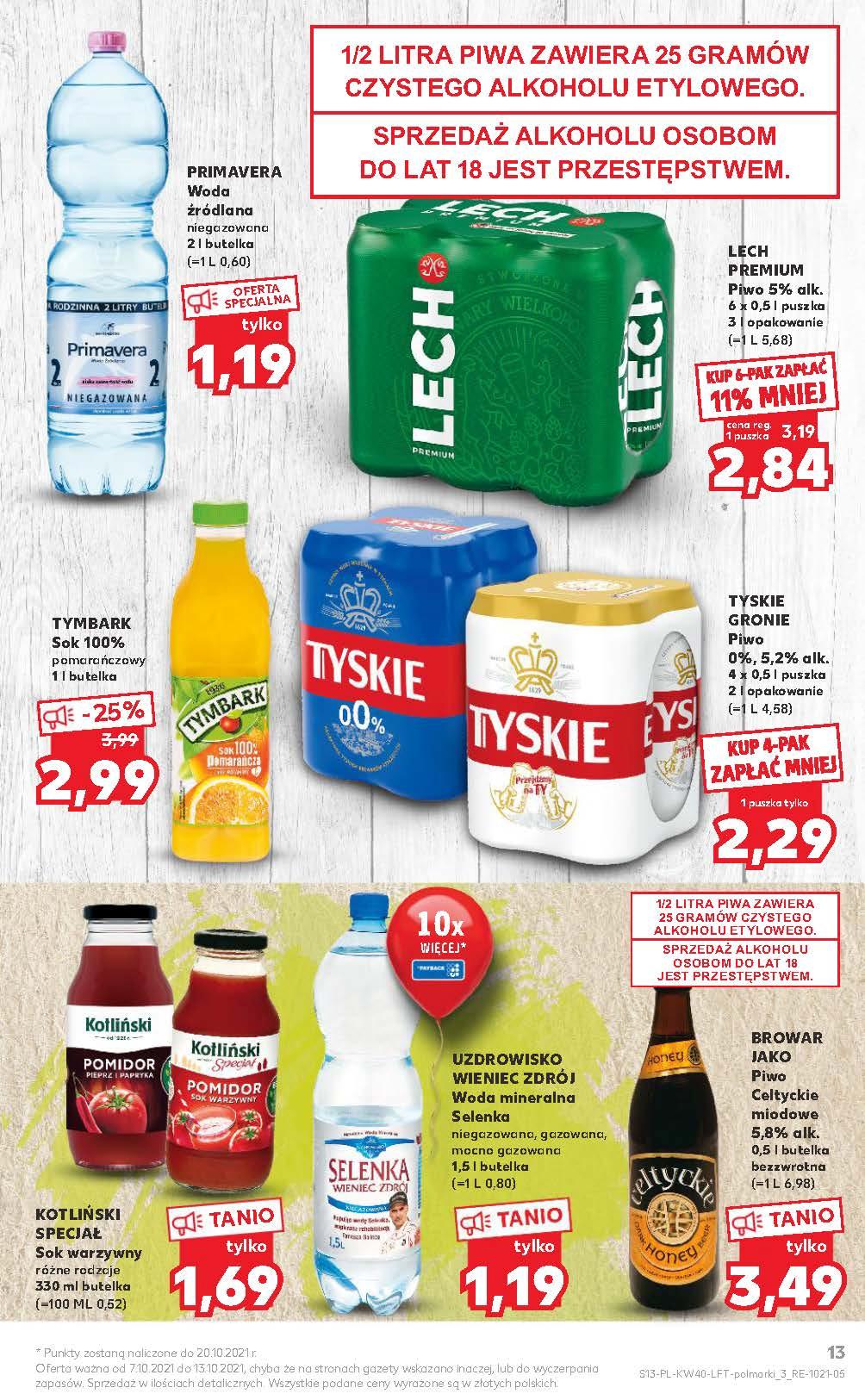 Gazetka promocyjna Kaufland do 13/10/2021 str.13