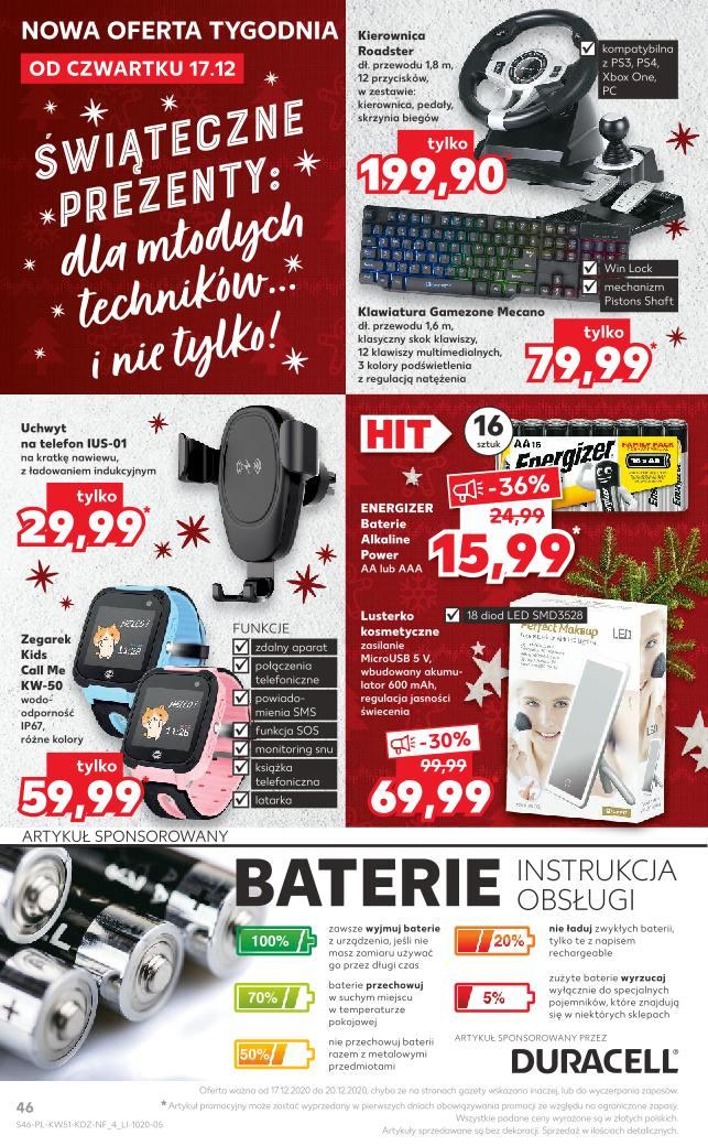 Gazetka promocyjna Kaufland do 20/12/2020 str.46