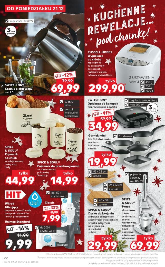 Gazetka promocyjna Kaufland do 24/12/2020 str.22