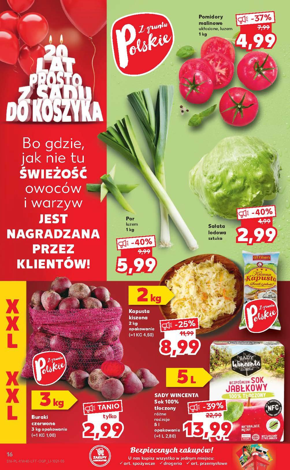 Gazetka promocyjna Kaufland do 13/10/2021 str.16