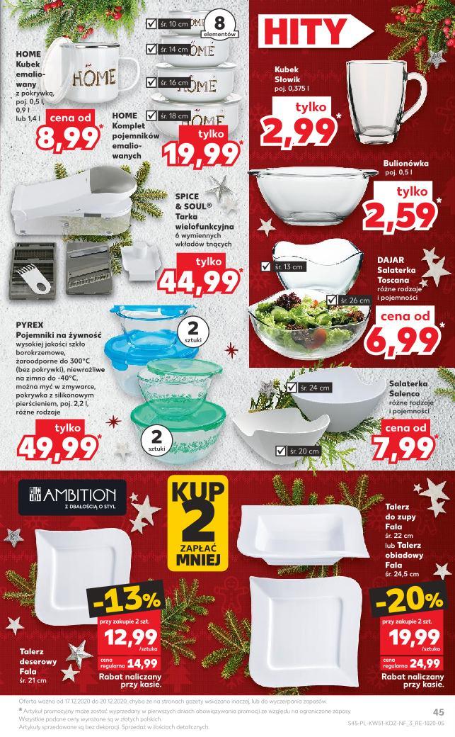 Gazetka promocyjna Kaufland do 20/12/2020 str.45