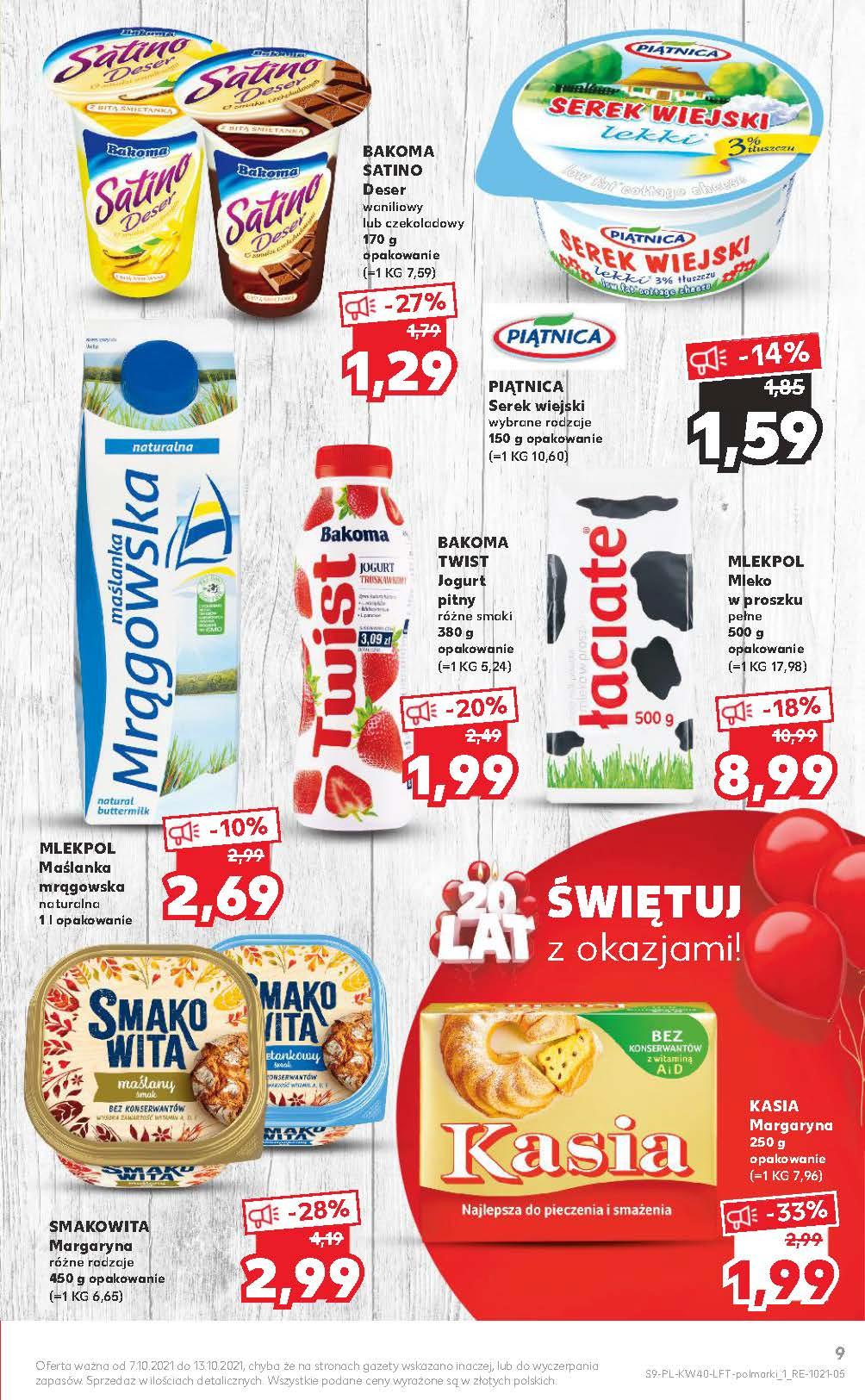 Gazetka promocyjna Kaufland do 13/10/2021 str.9