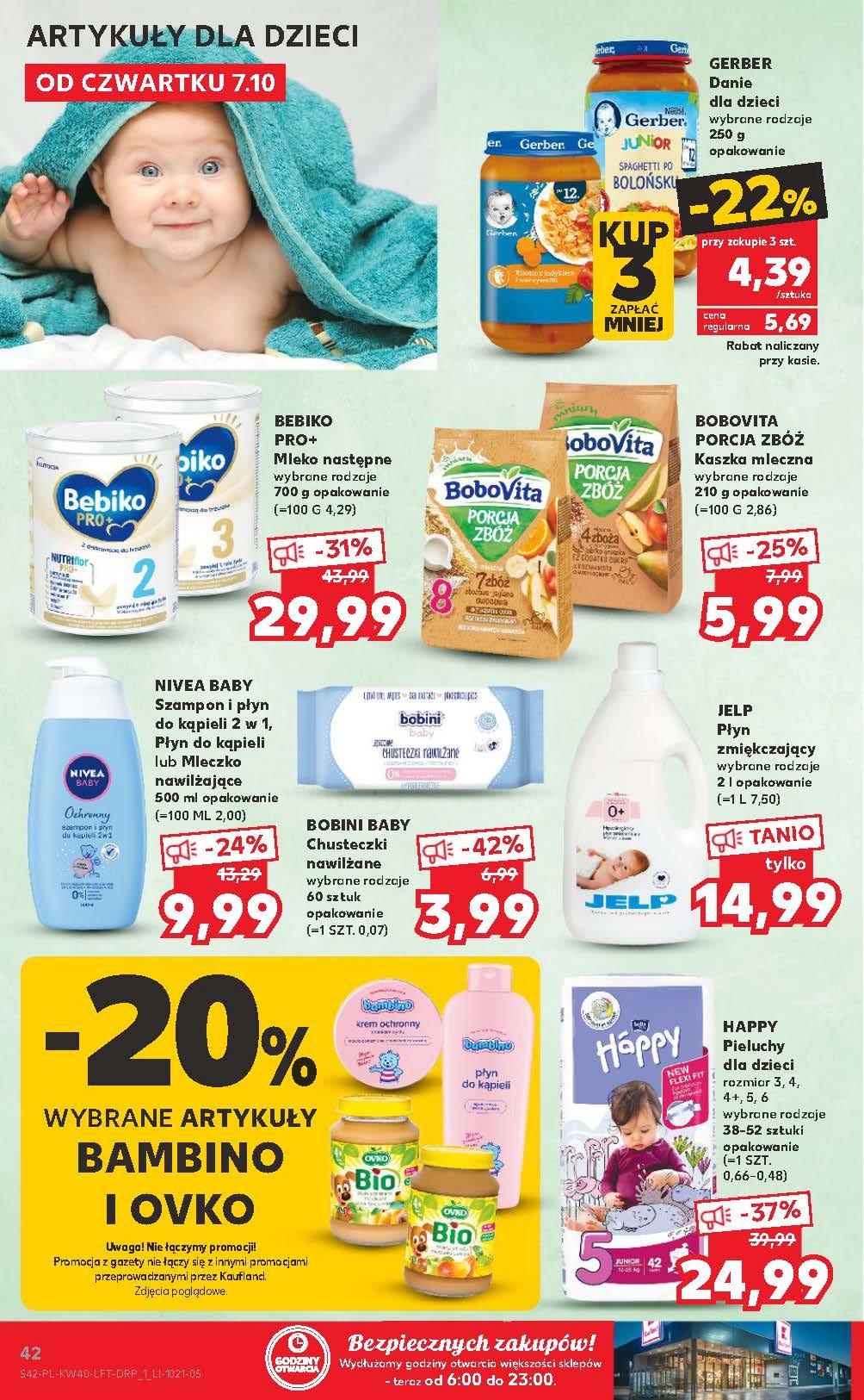 Gazetka promocyjna Kaufland do 13/10/2021 str.42