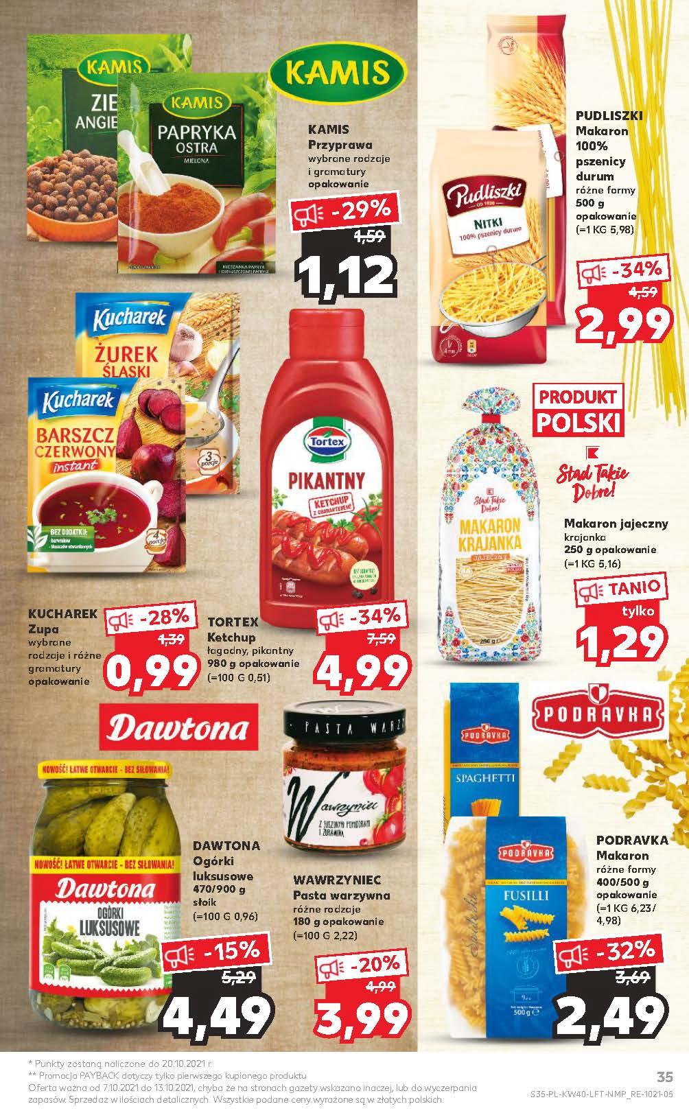 Gazetka promocyjna Kaufland do 13/10/2021 str.35