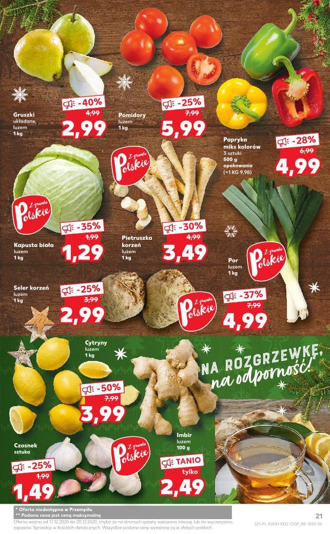 Gazetka promocyjna Kaufland do 20/12/2020 str.21