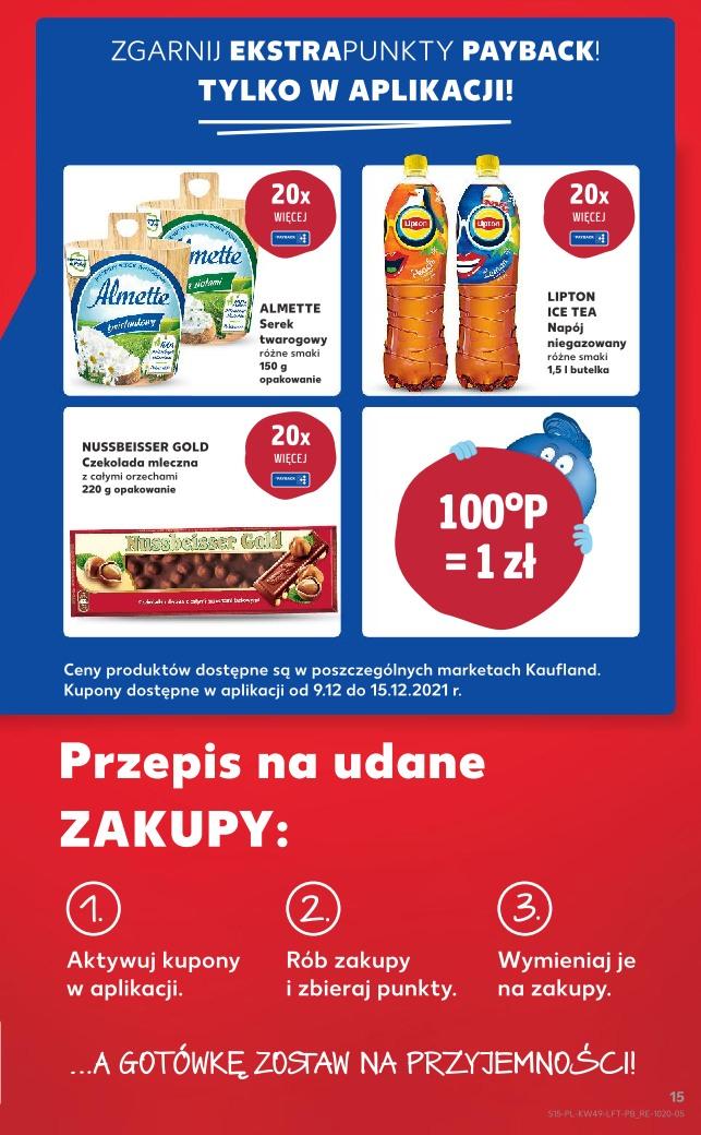 Gazetka promocyjna Kaufland do 15/12/2021 str.15