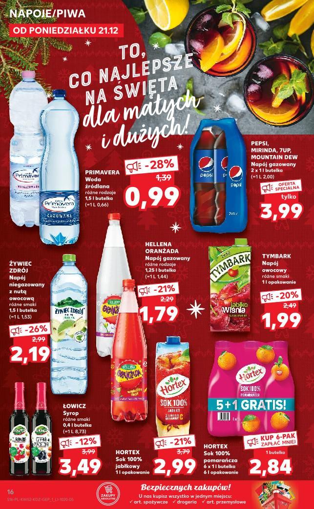 Gazetka promocyjna Kaufland do 24/12/2020 str.16