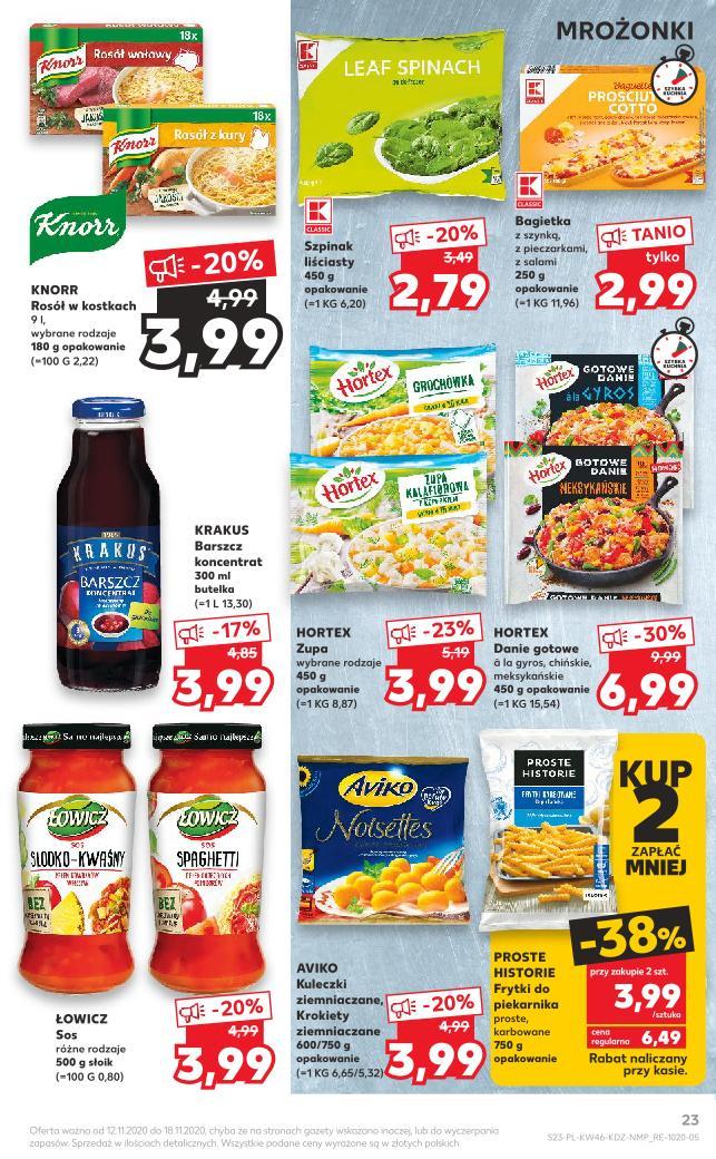 Gazetka promocyjna Kaufland do 18/11/2020 str.23