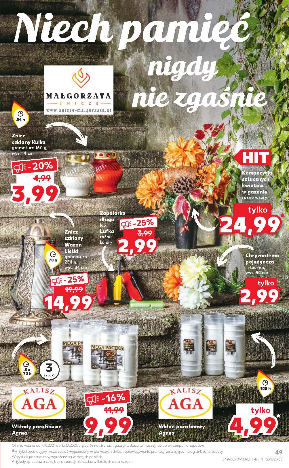 Gazetka promocyjna Kaufland do 13/10/2021 str.49